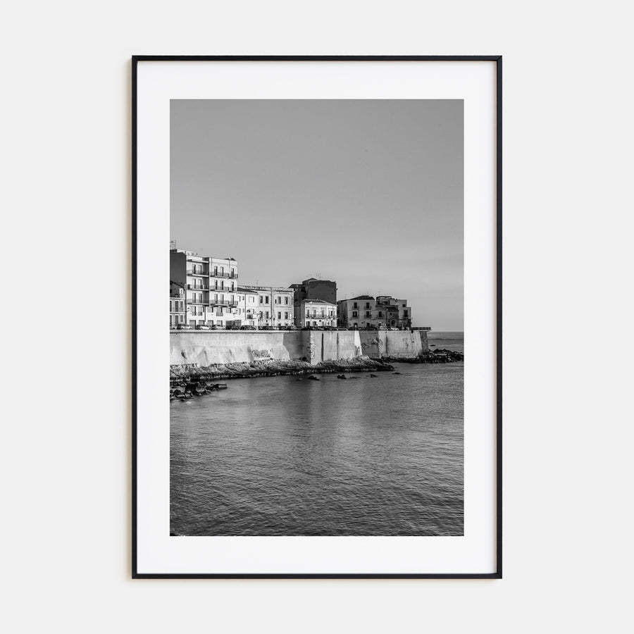 Syracuse, Italy Photo B&W Poster