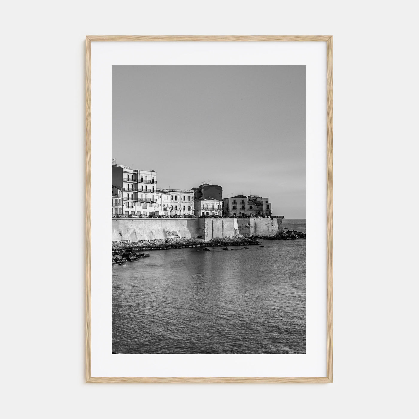 Syracuse, Italy Photo B&W Poster