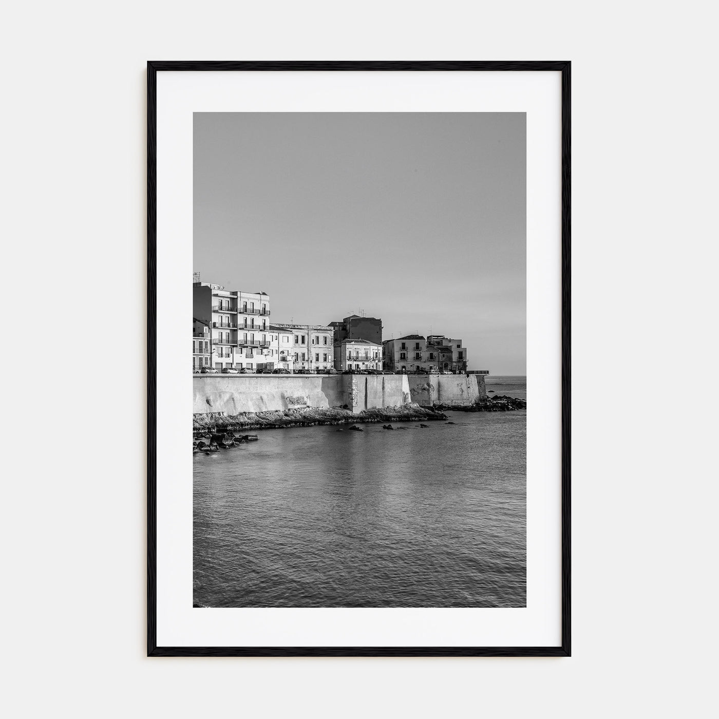 Syracuse, Italy Photo B&W Poster