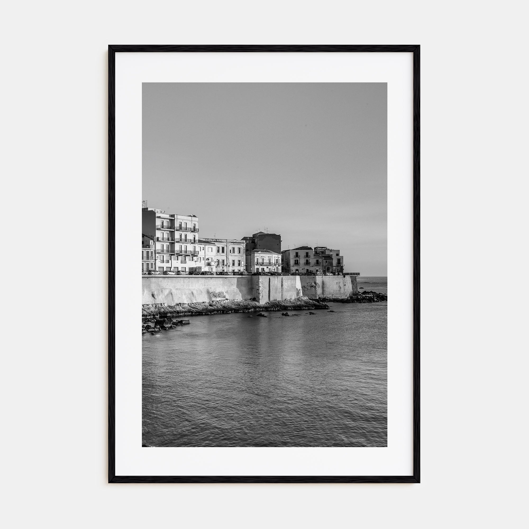 Syracuse, Italy Photo B&W Poster