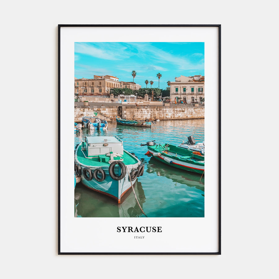 Syracuse, Italy Portrait Color Poster
