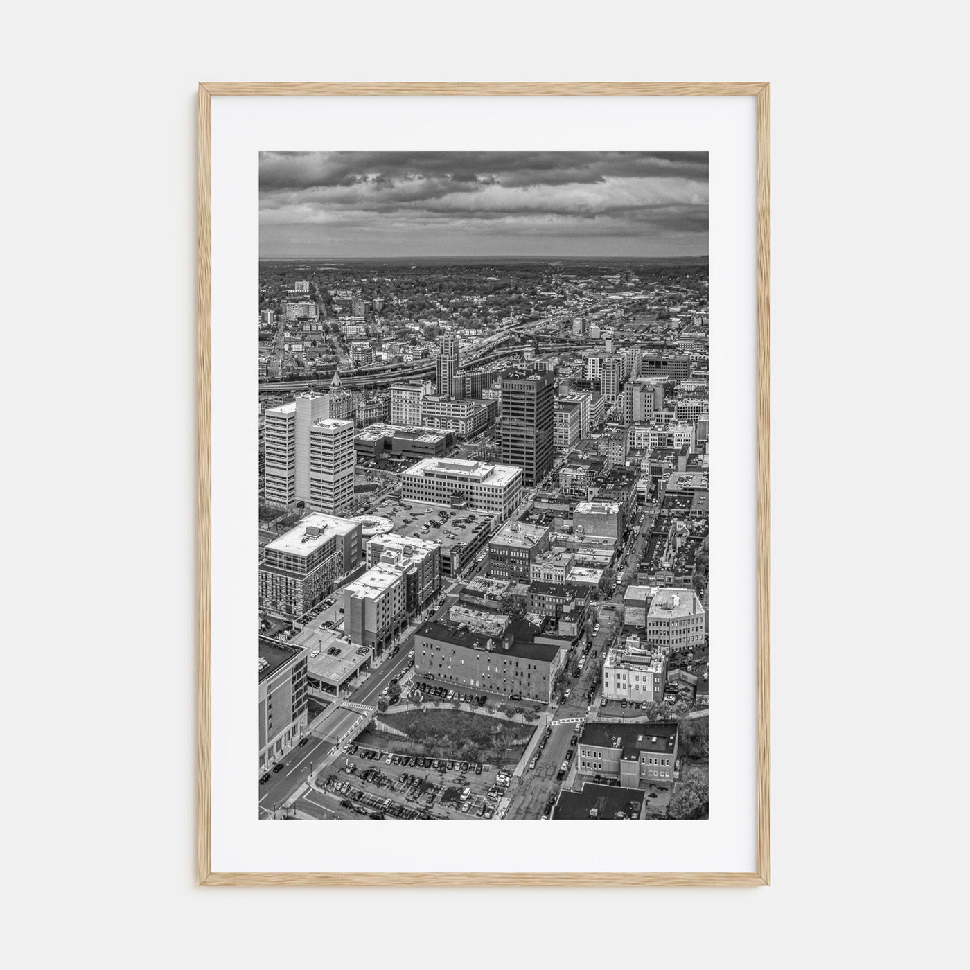 Syracuse, New York Photo B&W Poster