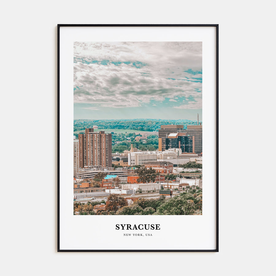 Syracuse, New York Portrait Color Poster