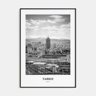 Tabriz Portrait B&W Poster