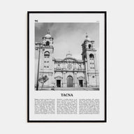 Tacna Travel B&W Poster