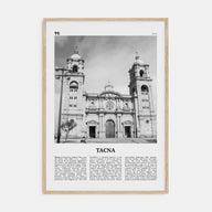 Tacna Travel B&W Poster