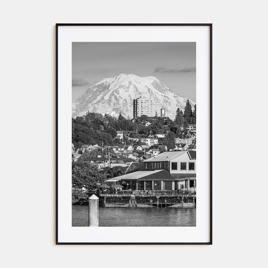 Tacoma Photo B&W Poster