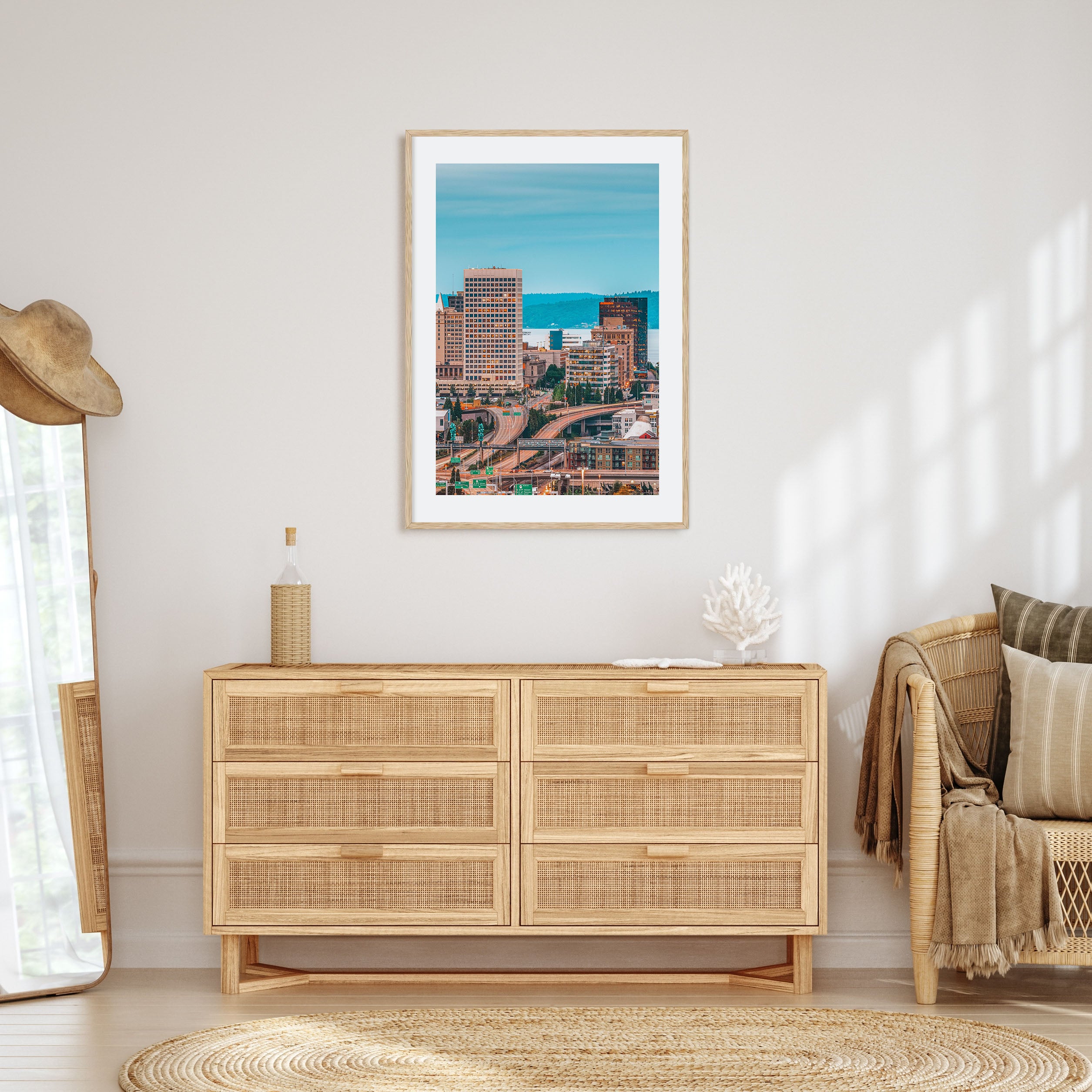 Tacoma Photo Color Poster