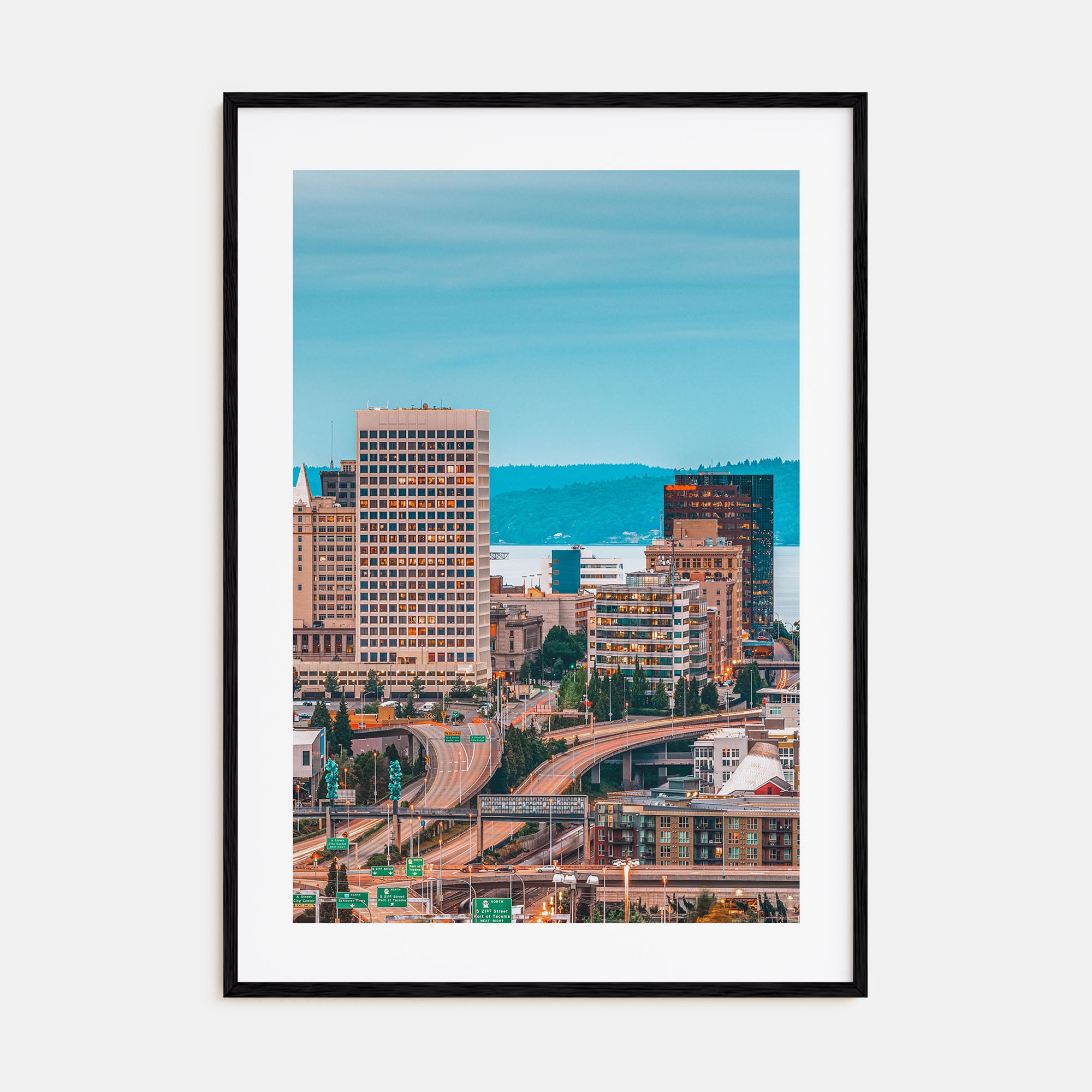 Tacoma Photo Color Poster