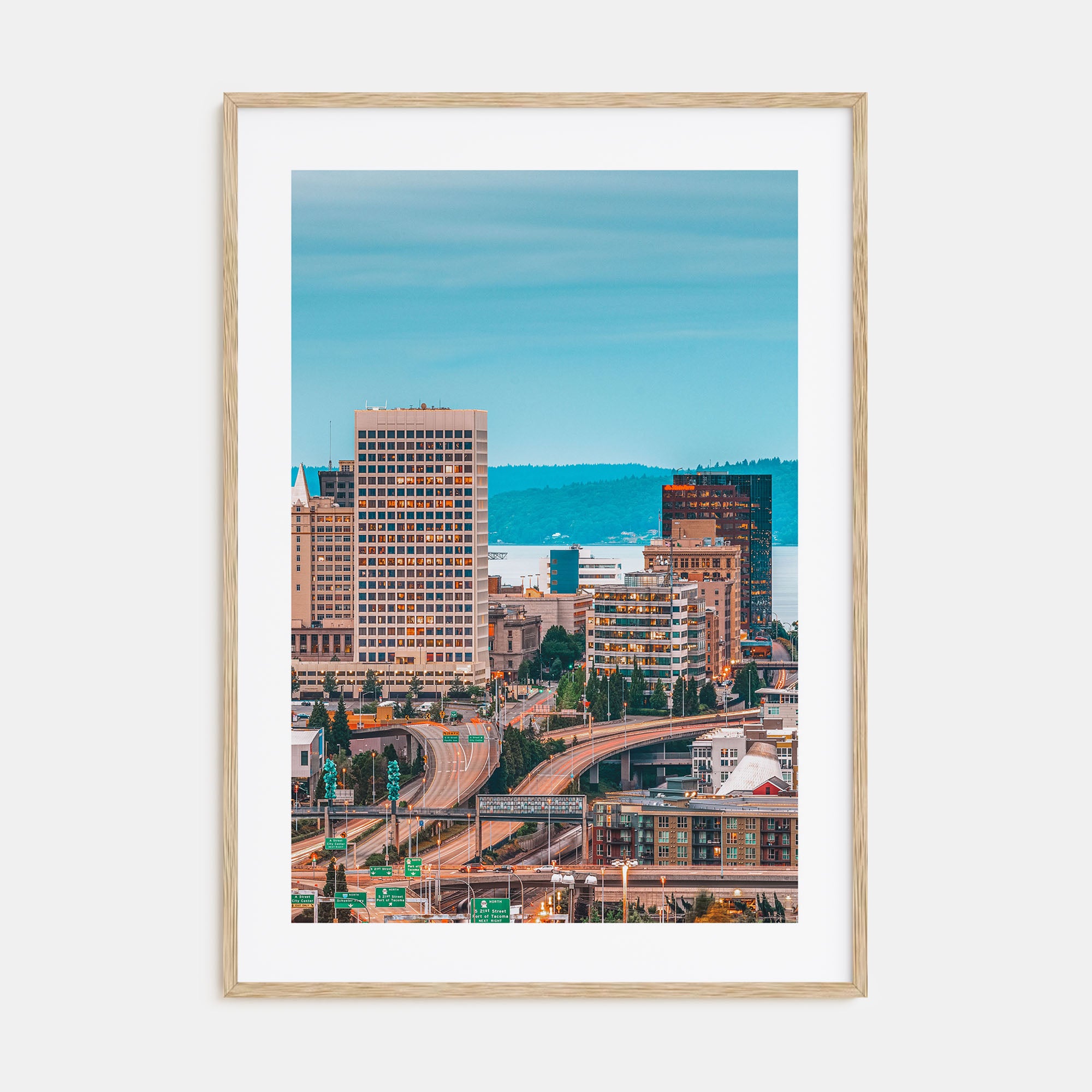 Tacoma Photo Color Poster