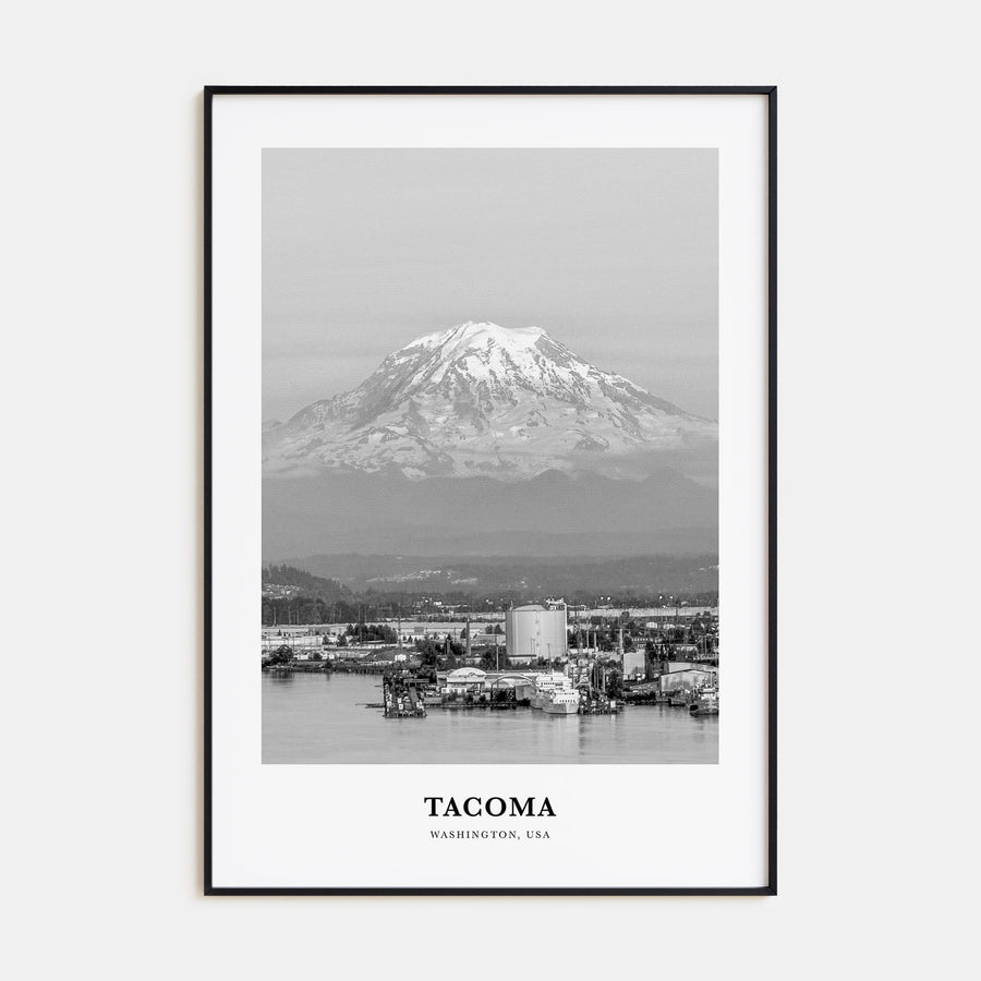 Tacoma Portrait B&W Poster