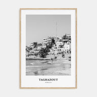 Taghazout Portrait B&W Poster