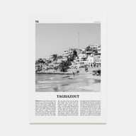 Taghazout Travel B&W Poster