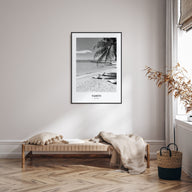 Tahiti Portrait B&W Poster