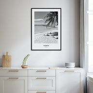Tahiti Portrait B&W Poster
