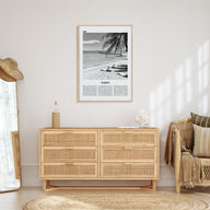 Tahiti Travel B&W Poster