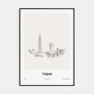 Taipei Drawn Poster