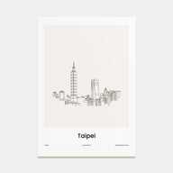 Taipei Drawn Poster