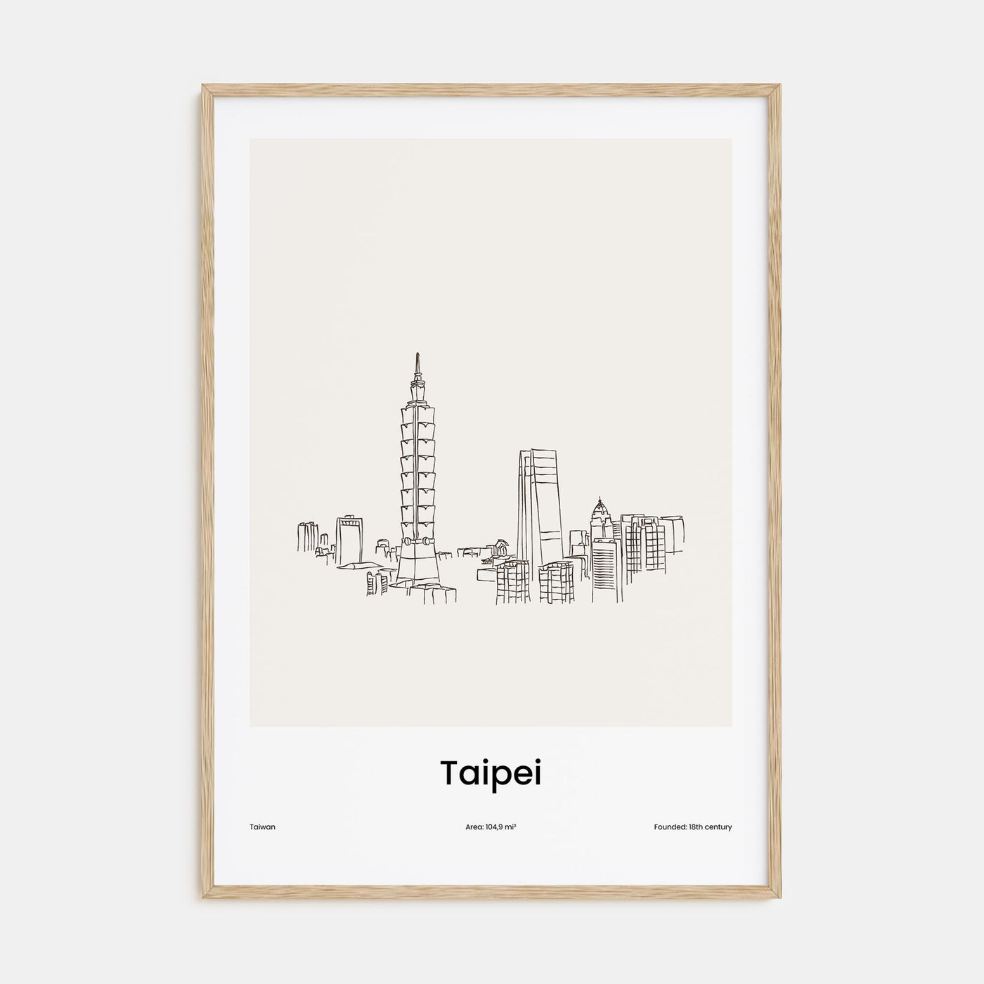 Taipei Drawn Poster