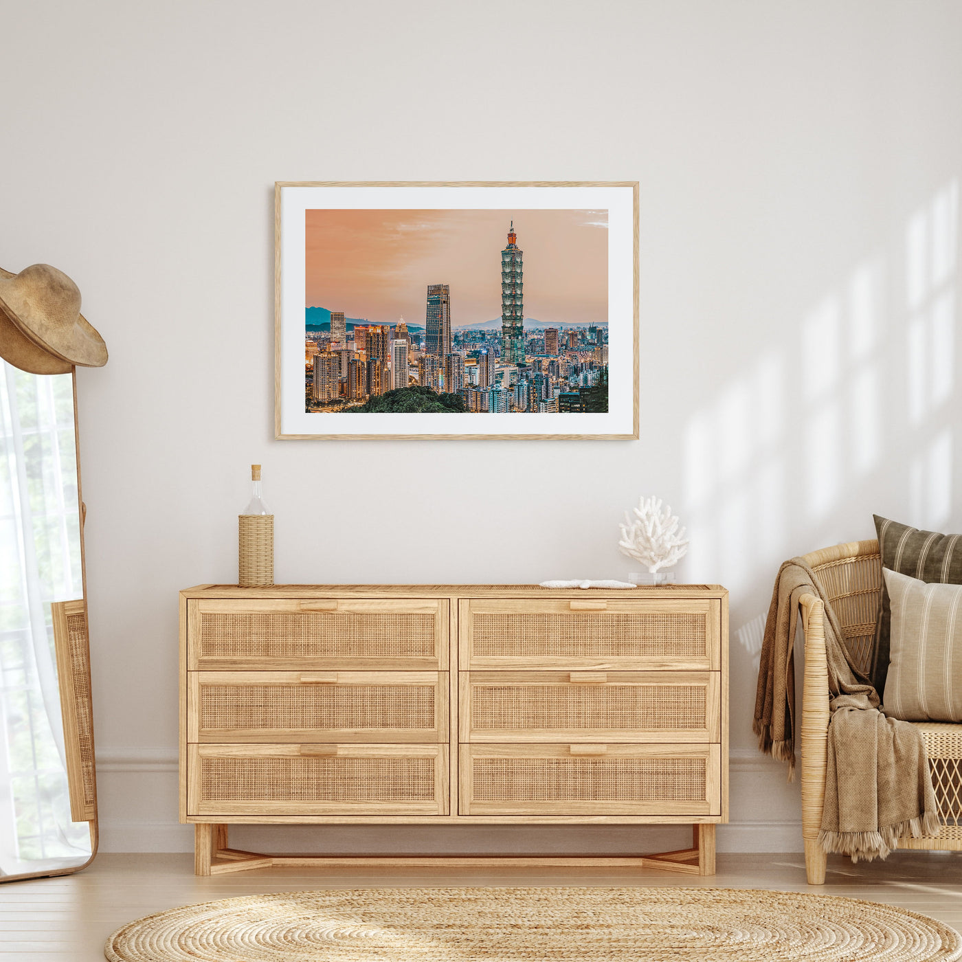 Taipei Landscape Color Poster