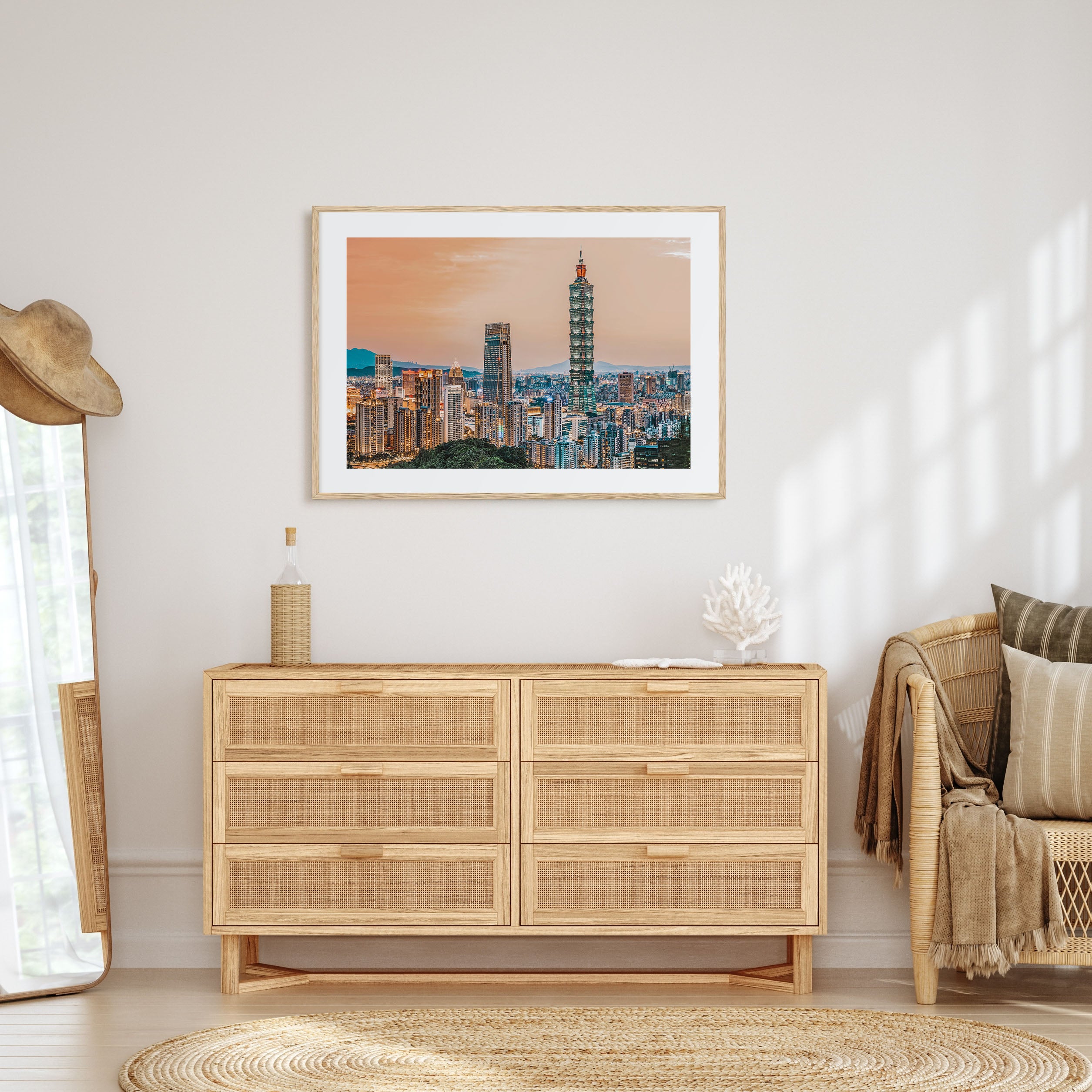 Taipei Landscape Color Poster