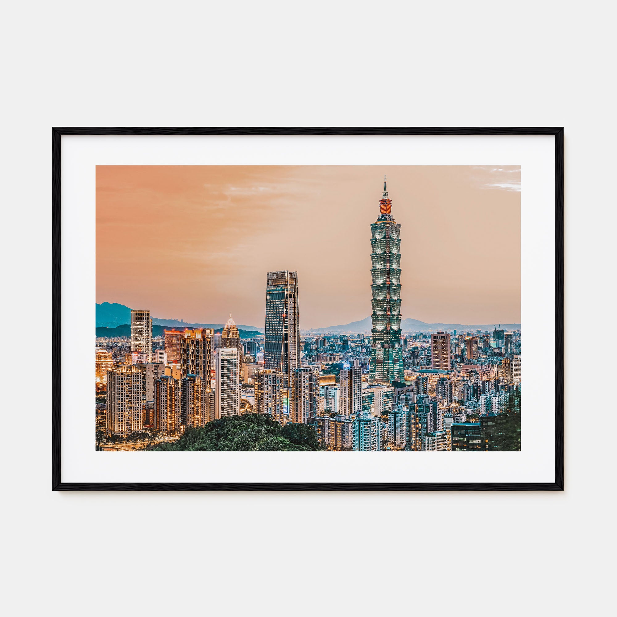 Taipei Landscape Color Poster