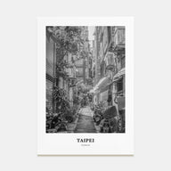 Taipei Portrait B&W No 3 Poster