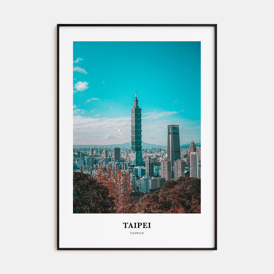 Taipei Portrait Color Poster