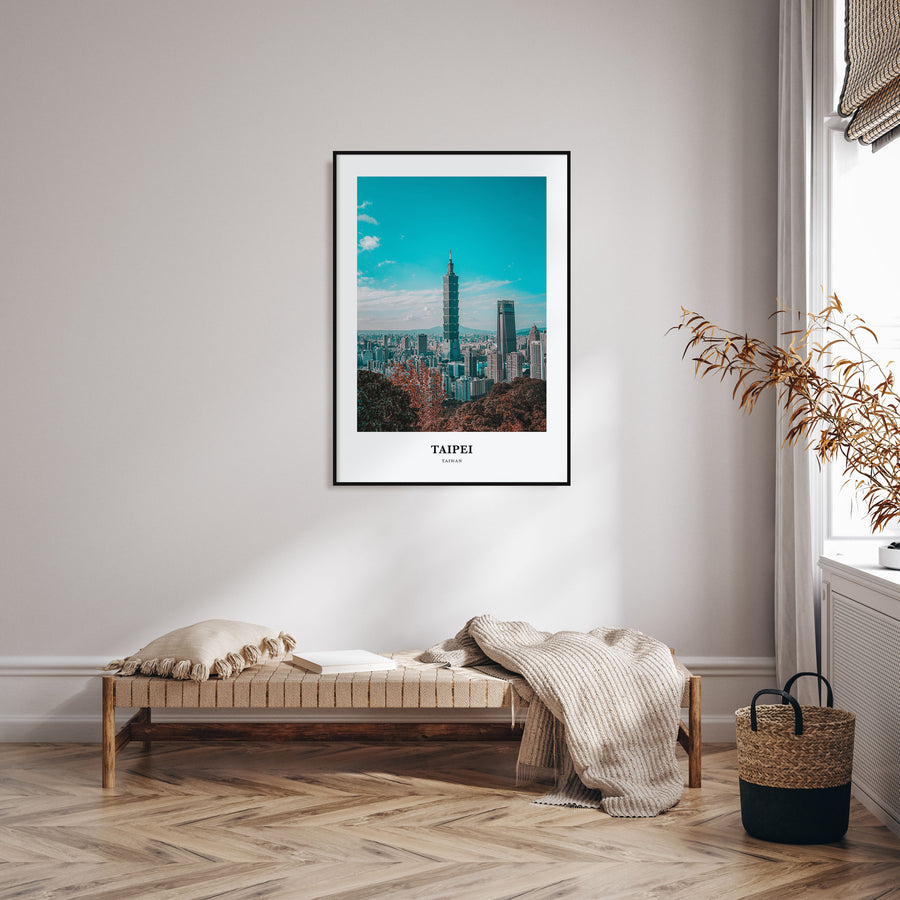 Taipei Portrait Color Poster