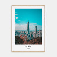 Taipei Portrait Color Poster