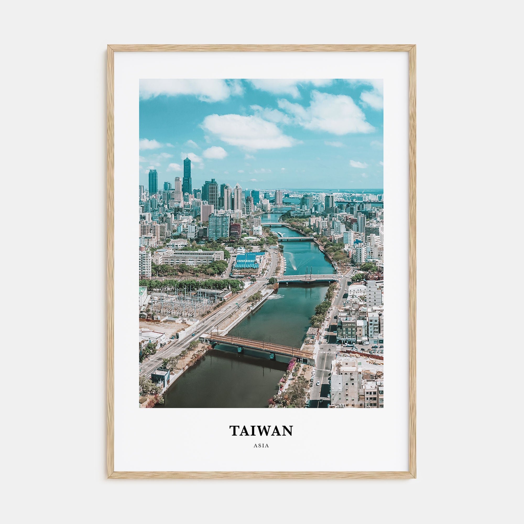 Taiwan Portrait Color Poster