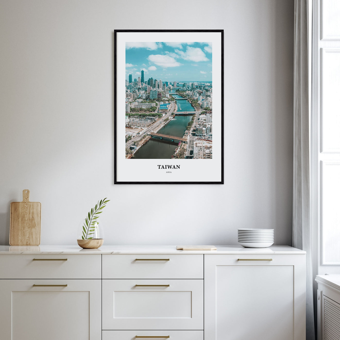 Taiwan Portrait Color Poster