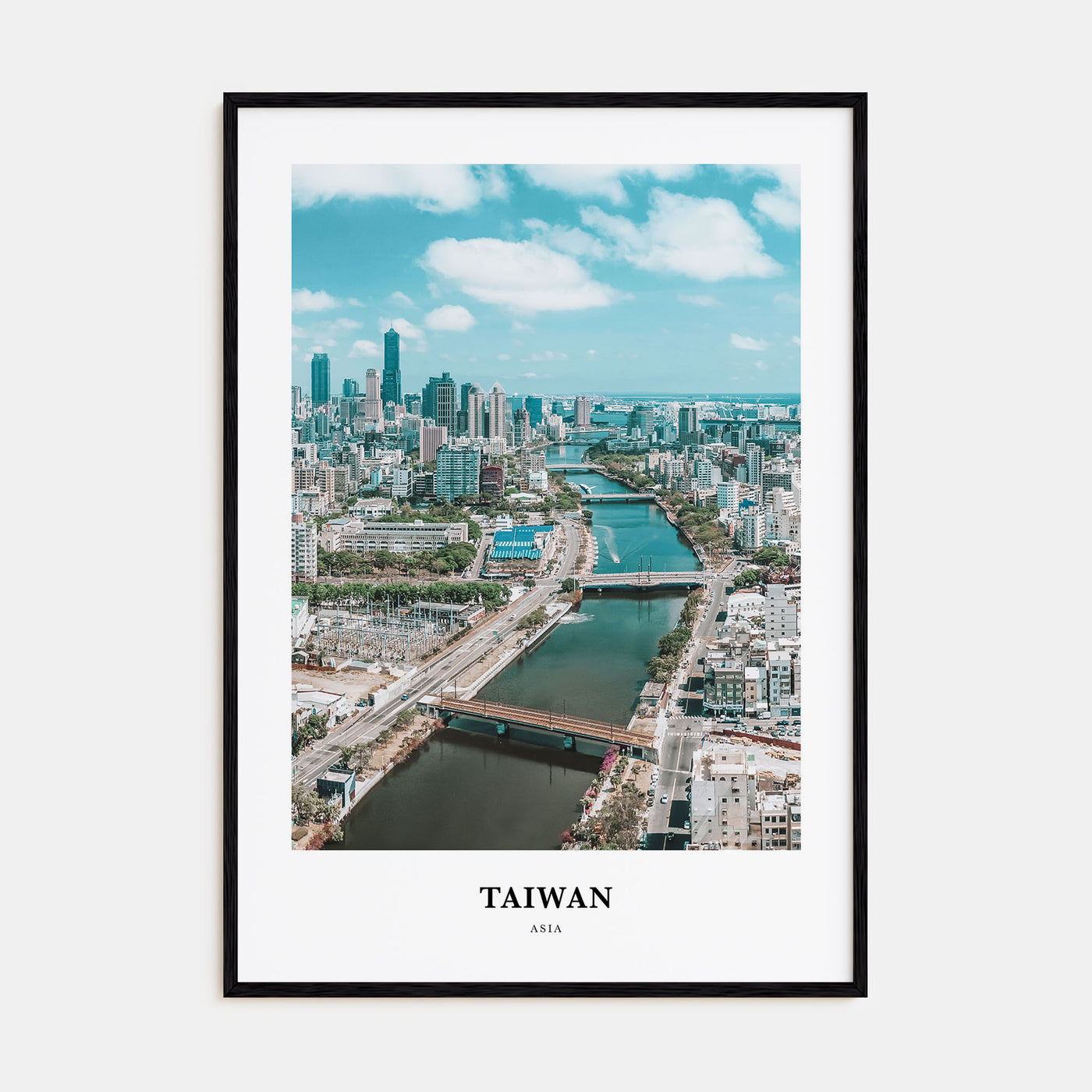 Taiwan Portrait Color Poster