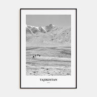 Tajikistan Portrait B&W Poster