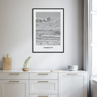 Tajikistan Portrait B&W Poster