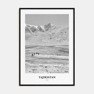 Tajikistan Portrait B&W Poster