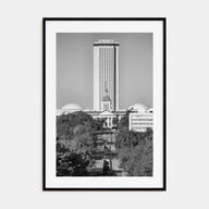 Tallahassee Photo B&W Poster