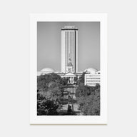 Tallahassee Photo B&W Poster