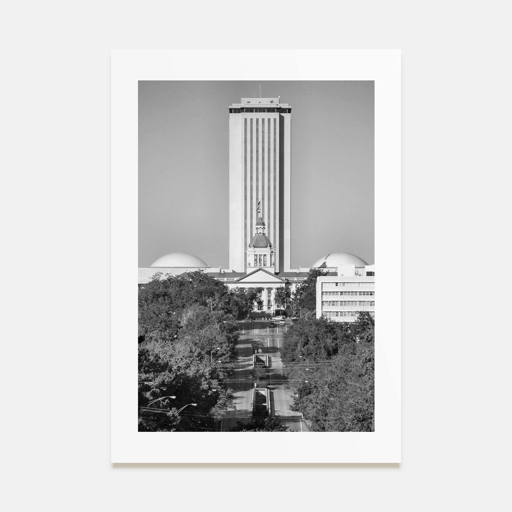 Tallahassee Photo B&W Poster