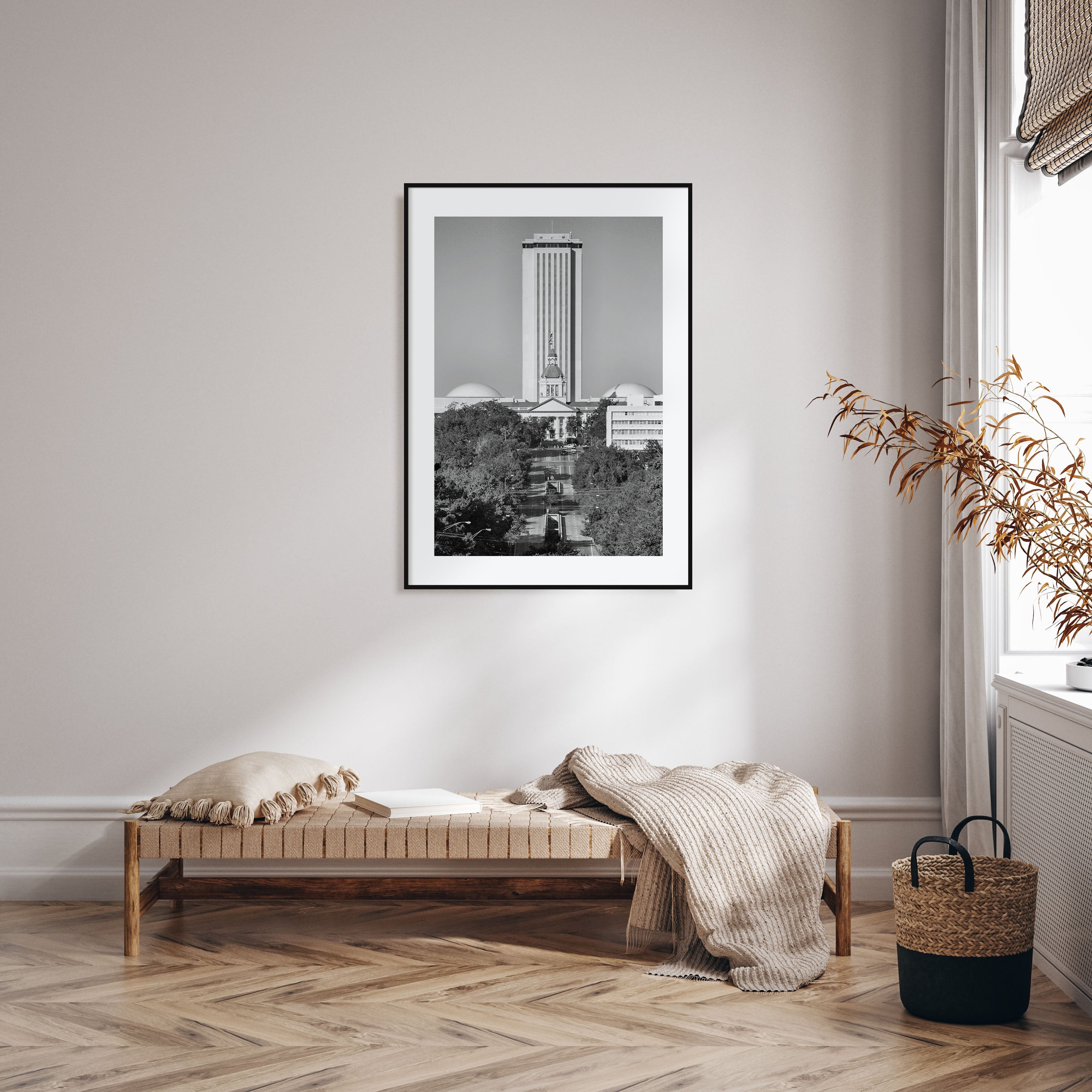 Tallahassee Photo B&W Poster