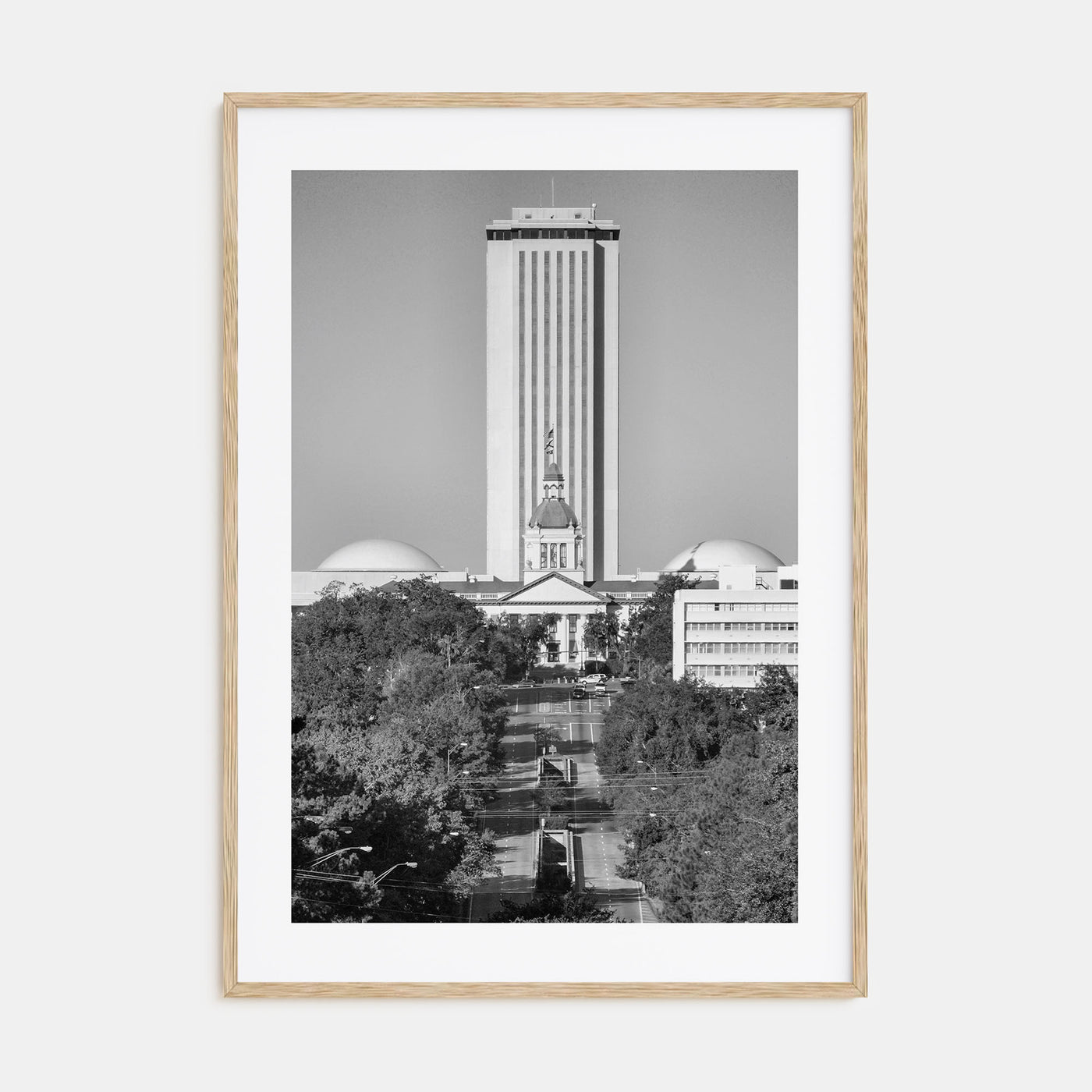 Tallahassee Photo B&W Poster