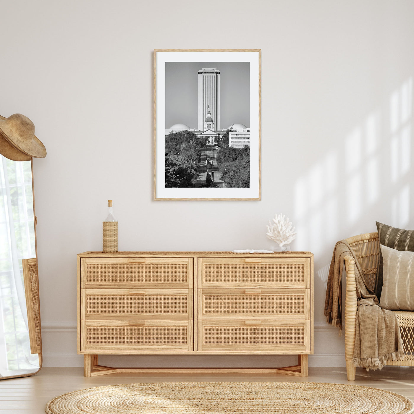 Tallahassee Photo B&W Poster