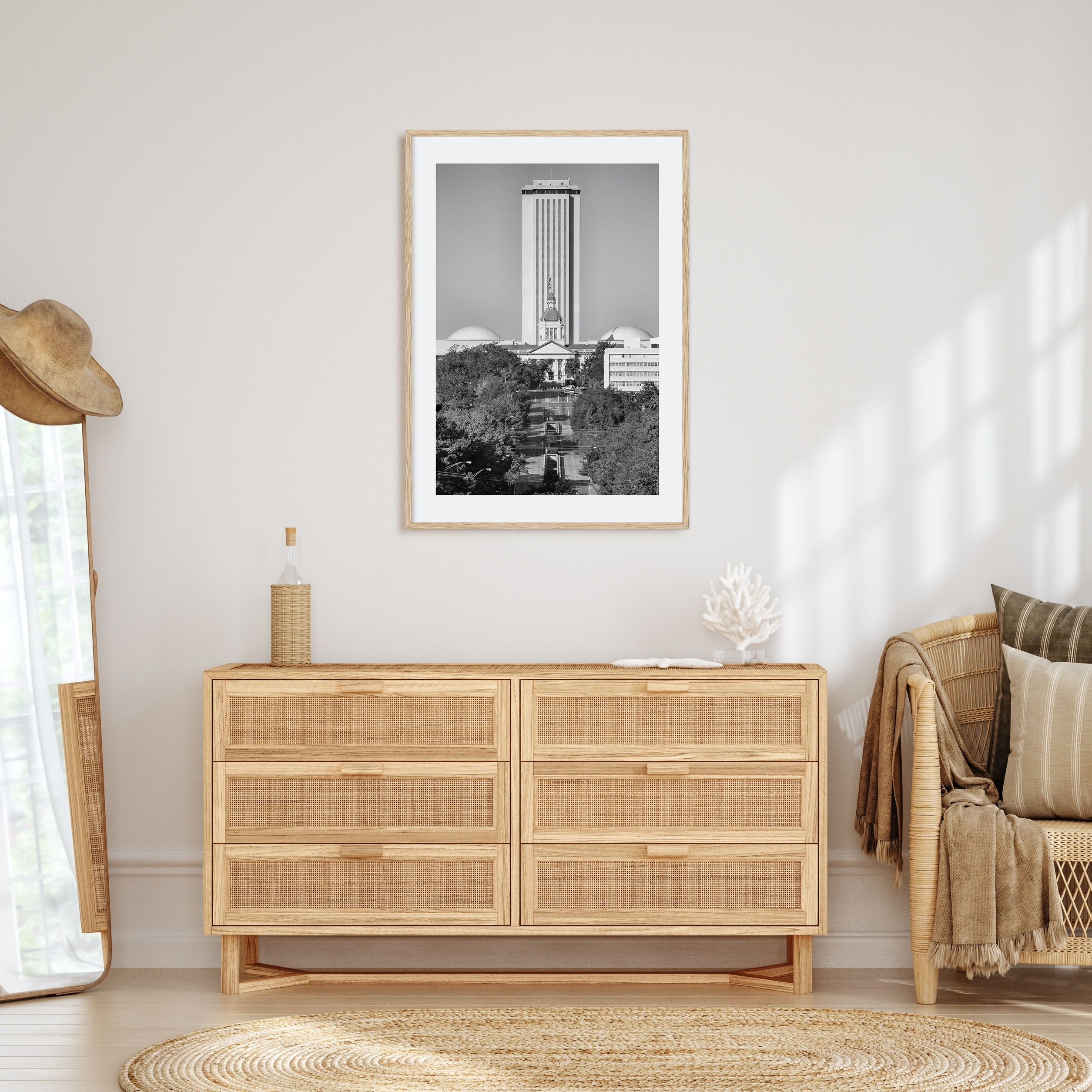 Tallahassee Photo B&W Poster