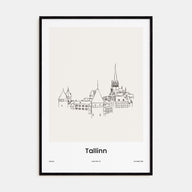 Tallinn Drawn Poster