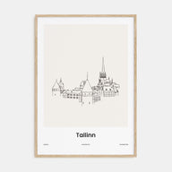 Tallinn Drawn Poster