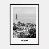 Tallinn Portrait B&W Poster