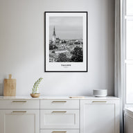 Tallinn Portrait B&W Poster