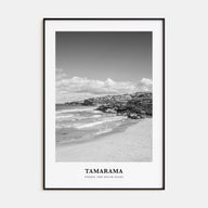 Tamarama Portrait B&W Poster