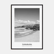 Tamarama Portrait B&W Poster