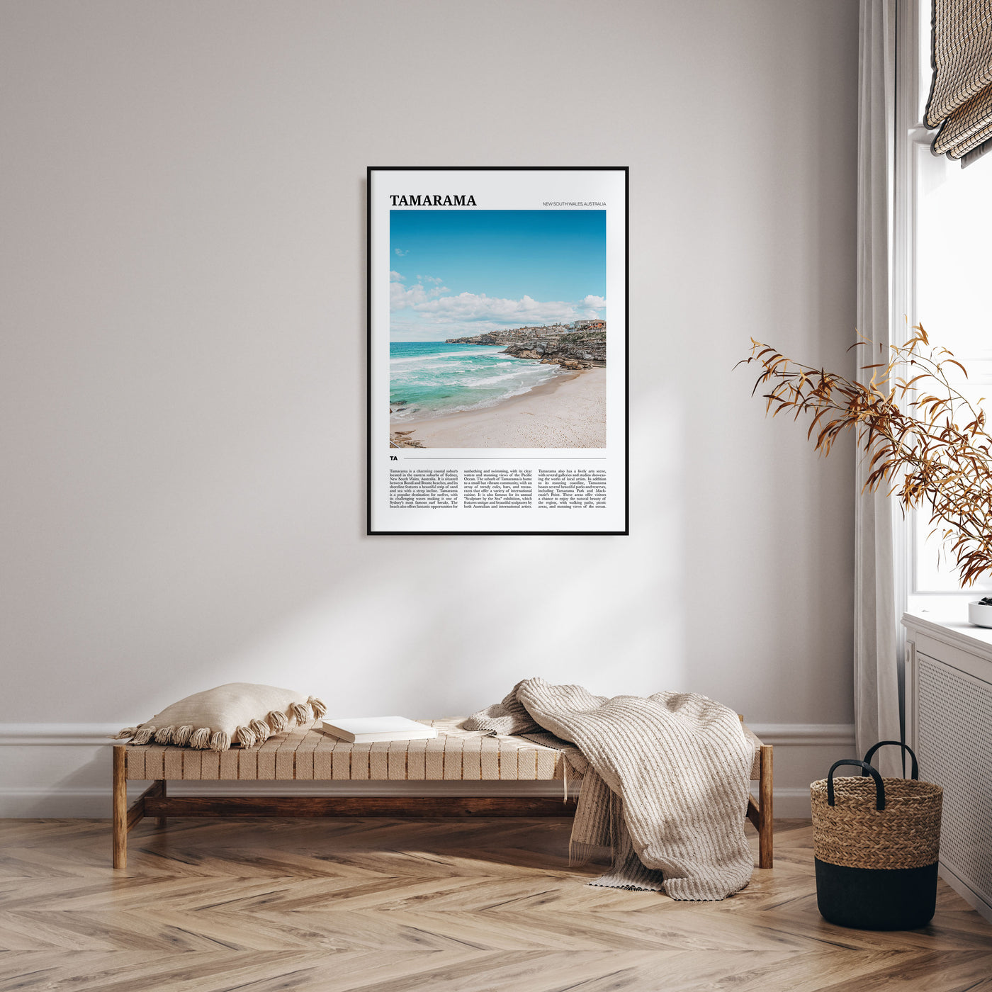 Tamarama Travel Color Poster